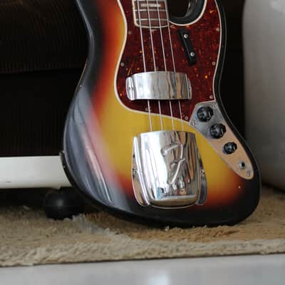 1966 Fender Jazz Bass - Sunburst image 2