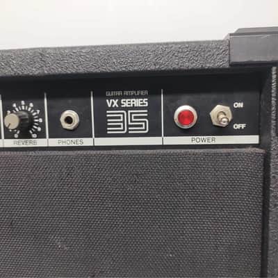 Yamaha VX35 Transistor Guitar Amplifier 35 Watts 1980's - Black image 3