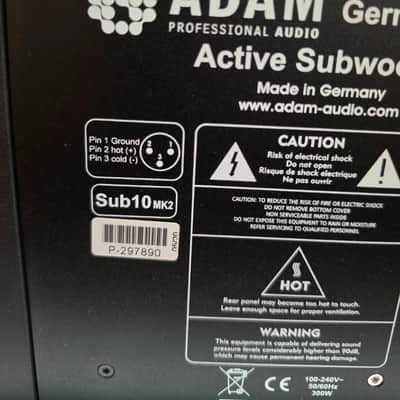 ADAM Audio Sub10 MK2 Active Studio Subwoofer – Open Box / Mint w/ Original Box image 6