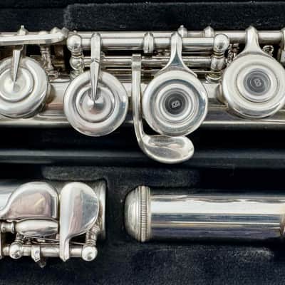 Yamaha YFL-262 Standard Open Hole Flute 2020s Silver-Plated image 3