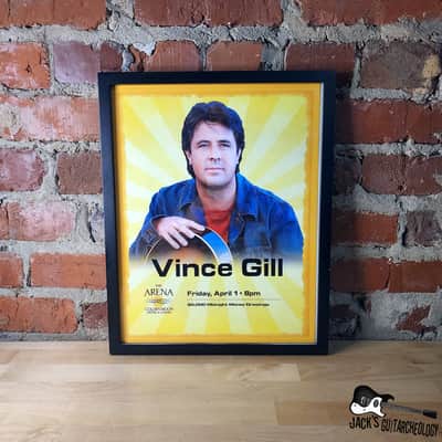 Framed Vince Gill at The Arena at Golden Moon Casino Flyer Memorabilia (2011)