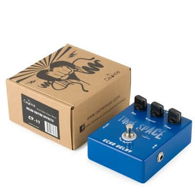 Caline CP-17 Time Space Echo Delay Pedal 600ms Max True Bypass, FREE PICK + HOLDER+ FREE SHIP USA image 6
