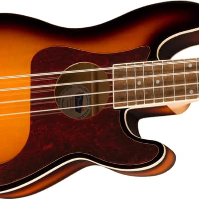 Fender Fullerton Precision Bass Electro Ukulele - 3 Colour Sunburst image 4