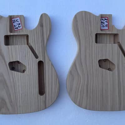 Ash Wood 3A Grade Guitar Tele Style Unfinished Body image 13