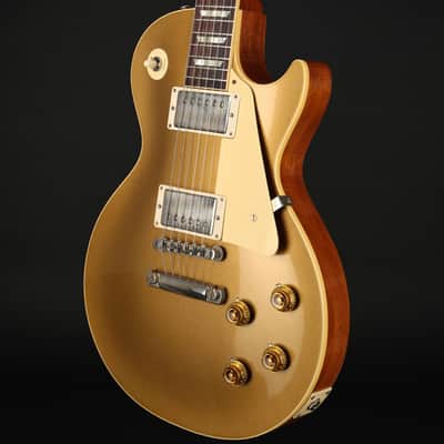 Gibson Custom Shop '57 Les Paul Gold Top VOS in Double Gold #73426 image 3