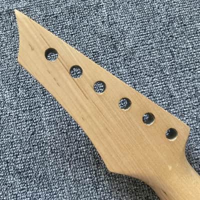 Blue Harley Benton Guitar Maple Wood Neck, Rosewood 24 Frets Fingerboard image 7