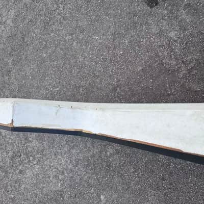 White HH Basswood Warlock Style Guitar Body image 5