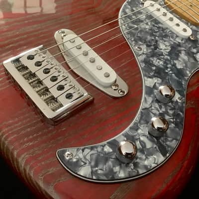 JD Guitars 2022 Couchcaster Red /Silver image 15