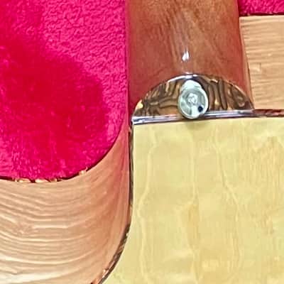 Dean EQABA-GN Exotica Quilt Ash Acoustic Bass with Aphex Electronics 2010s - Gloss Natural image 7
