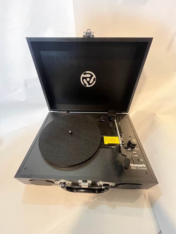 Numark PT01 Touring Suitcase Turntable 2010s - Black image 1