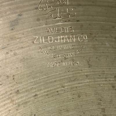Vintage Zildjian Avedis Crash Cymbal 16” 1960s Cymbal #2667 image 6