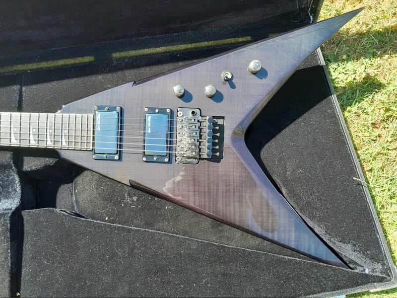 Dean DCR Dave Mustaine VMNT Floyd Trans Black (only 50 ever produced) + hardcase image 1
