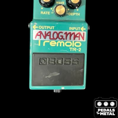 Analogman Boss TR-2 Tremolo with Mod 2010s - Green - X6906 image 2