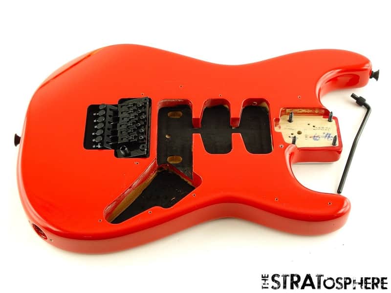Charvel So-Cal 4 SC4 Pro Mod BODY & HARDWARE Floyd Rose, Gloss Racing Red image 1