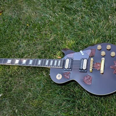 The "Imperial" Custom: Hand-Carved Braganza Single-Cut Electric Guitar. One-of-a-Kind image 2