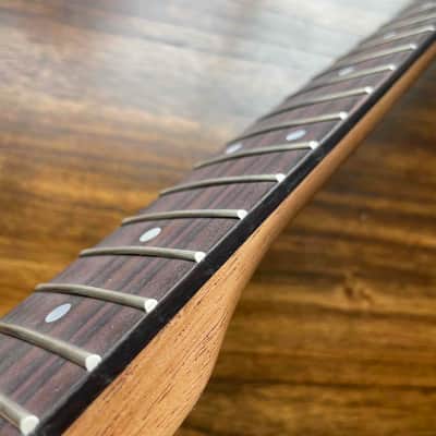 Mahogany Strat Neck fits fender Stratocaster body 22 frets image 4