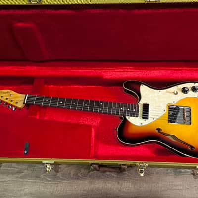 MyDream Partcaster Custom Built - Thinline Sunburst Lollar FB Freeway image 2