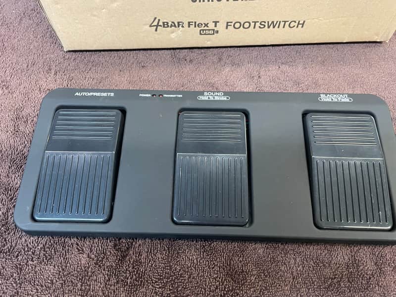 Chauvet 4 bar Flex T Footswitch - Black image 1