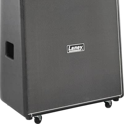LANEY LA212 UK Angled Offset 50w 2 X 12 Guitar Cabinet With 2 Celestion Greenback Speakers Made In England image 2