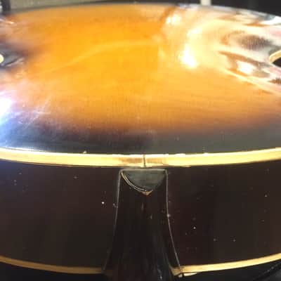 1949 Gretsch Synchromatic Model 100 6014 Gloss Sunburst Finish Archtop Acoustic Guitar image 7
