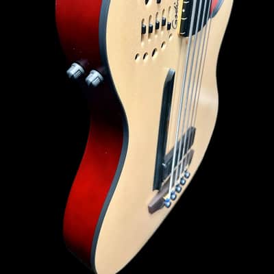 Godin Acoustic/Electric A5 Ultra FRETLESS, Natural *IN STOCK* image 8