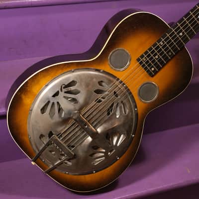 1930s Regal Dobro-Cone Spider-Bridge Resonator Guitar (Vintage, Old, Antique) image 2