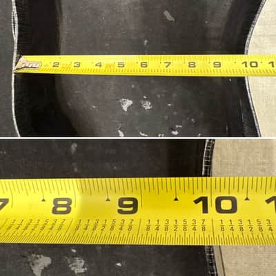 Vintage 1960’s Silver Black Faux Tweed Offset Guitar Case Harmony Silvertone Kay Supro Airline image 24