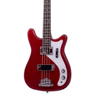 Eastwood Newport Solid Mahogany Body One Piece Set Mahogany Neck 4-String Electric Bass Guitar image 1
