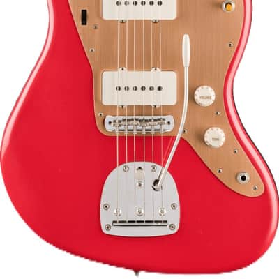 Fender Vintera II Road Worn '50s Jazzmaster Electric Guitar - Fiesta Red image 2