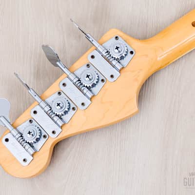 1976 Fender Jazz Bass Natural Ash w/ Pearl Blocks + Binding, Case image 5