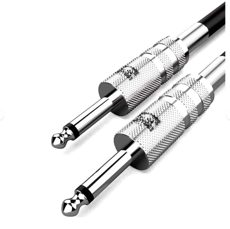 Gator 15ft 1/4” Male to 1/4” Male Cable TS Mono Cable Guitar Bass Keyboard - Black image 1