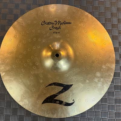 Zildjian 16" Z Custom Medium Crash Cymbal 1993 - 2001 - Brilliant image 1