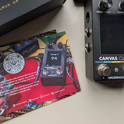 Walrus Audio Canvas Clock 2025 image 4