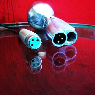 Vintage 1950's Electro-Voice 635 / 630 Omnidirectional Dynamic Microphone Dual Z w cable harp mic 641 image 11