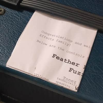 Mercy Seat Effects Feather Bender Fuzz 2010s w/ Original Box Made in Germany Guitar Bass Effects Pedal image 9