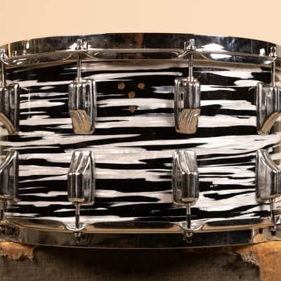 Vintage Newsound 8x14 White Tiger Pearl Snare Drum image 6