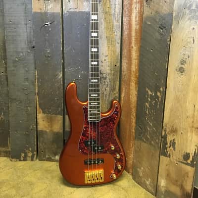 **USED** Bass Mods KQ4 P Bass - Candy Apple Orange image 1