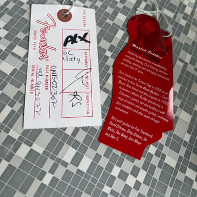 Fender Baja Telecaster hang tags 2009 image 2
