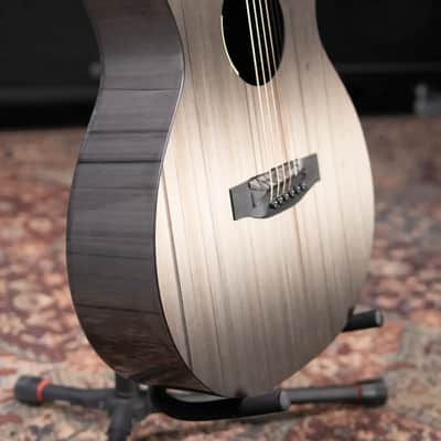 KLOS Carbon Timber Grand Cutaway Mini DAE Acoustic/Electric Guitar - Side Soundport - LR Baggs Anthem with Gig Bag image 12