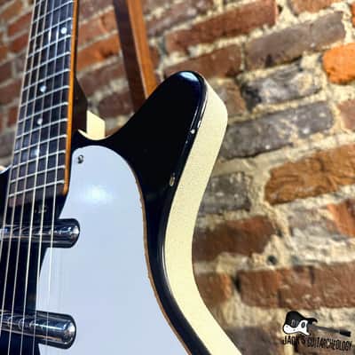 Jerry Jones Shorthorn Neptune III Electric Guitar (1990s - Black) image 3
