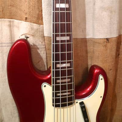 Fender Precision Bass 1958 Candy Apple Red image 5