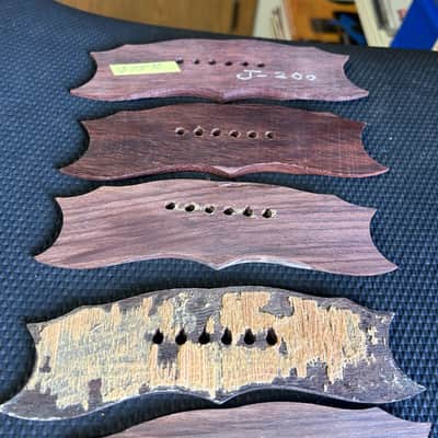 Lot of 13: Vintage Gibson J-200 Rosewood Bridges LUTHIERS SPECIAL image 7