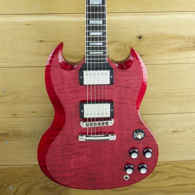 Gibson Custom M2M SG Custom Handpicked Figured Top, Cranberry CS302155 image 3