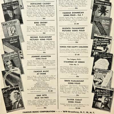 (USED/VINTAGE Sheet Music) Sunshine Cake - Riding High - Piano/Vocal/Guitar image 3