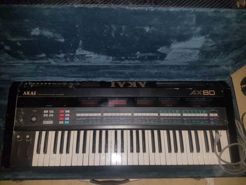 80's AKAI AX 80 SYNTHESIZER A CLASSIC image 1