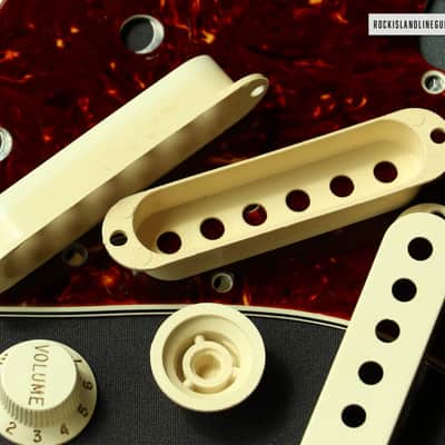 Fender Custom Shop Nitrate Celluloid '59/'63 Tortoise Shell Stratocaster Pickguard Set - Relic image 5