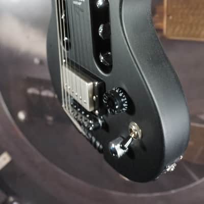 Traveler Guitar EG-1 MOD-X Travel Electric Guitar Satin Black w/ Gig Bag image 6