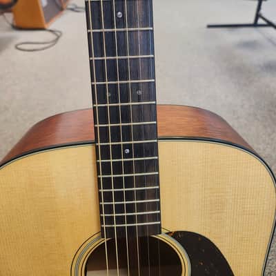 Used 2025 Martin D-18 Satin Acoustic Guitar - Natural Satin with Fishman Pickup and Martin Hardshell Case image 9