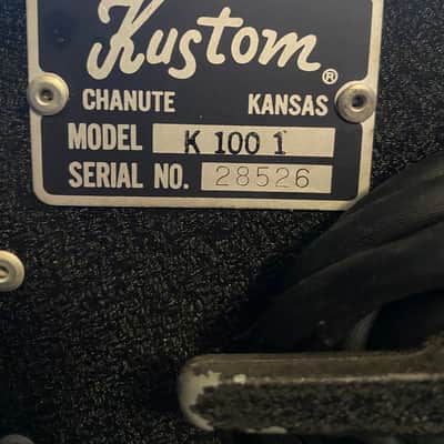 Kustom K200B-2 1969 - Black Tuck and Roll image 2