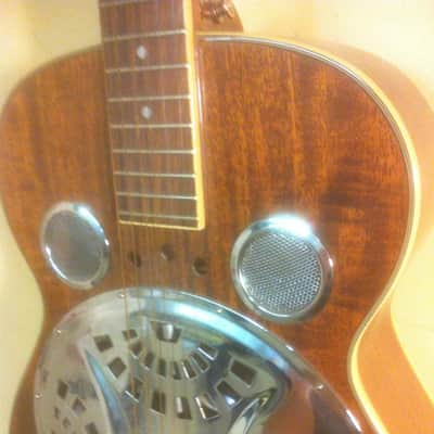 Regal Resonator Guitar 80's Natural image 6